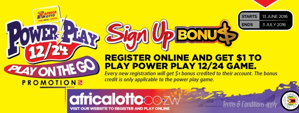 Power Play 12/24 Sign up Bonus